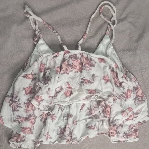 Wet Seal Floral Crop Top - Picture 2 of 2
